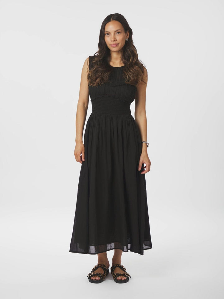 Neo Noir - Myrna S Voile Dress 166127 - 100 - Black Kjoler 