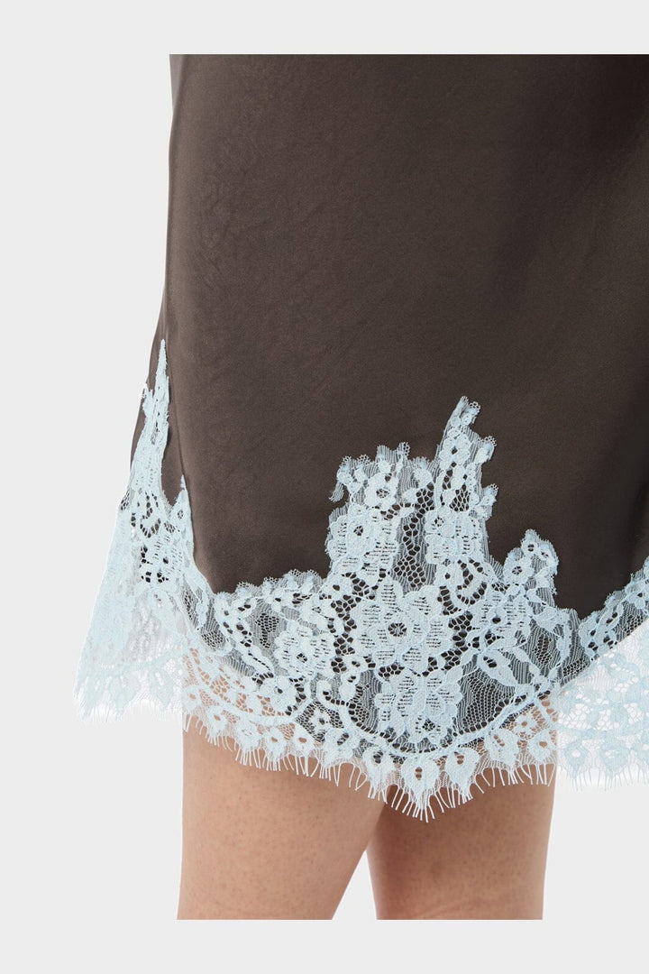 Neo Noir - Naira Lace Skirt 167839 - 676 - Dark Brown