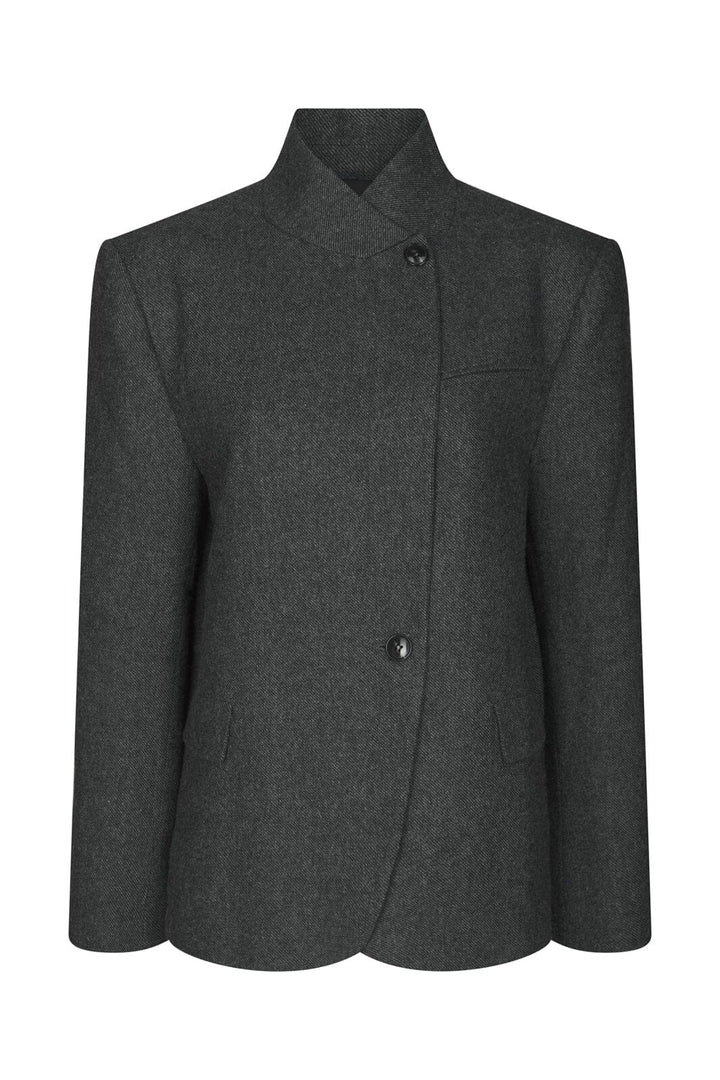 Neo Noir - Nerine Structure Twill Blazer 168580 - 132 - Antracit
