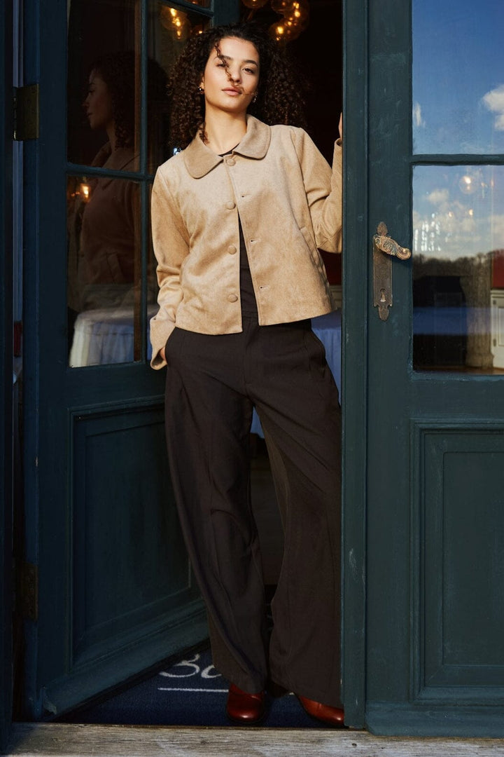 Neo Noir - Nilo Faux Suede Jacket 165954 - 213 - Sand Jakker 