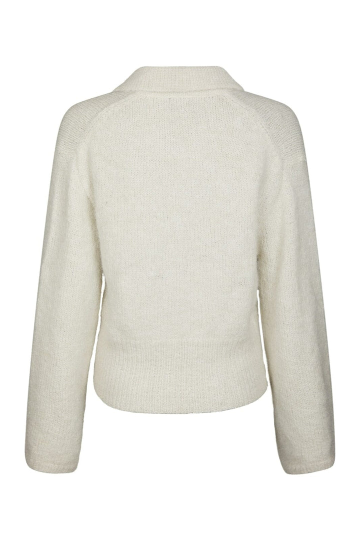 Neo Noir - Ramera Fluffy Knit Cardigan 168267 - 121 - Off White