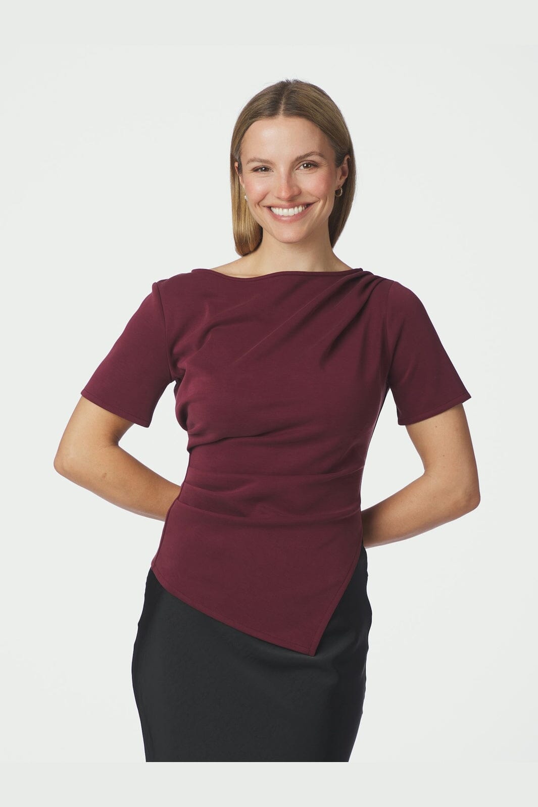 Neo Noir - Rasmine Soft Blouse 165739 - 682 - Wine