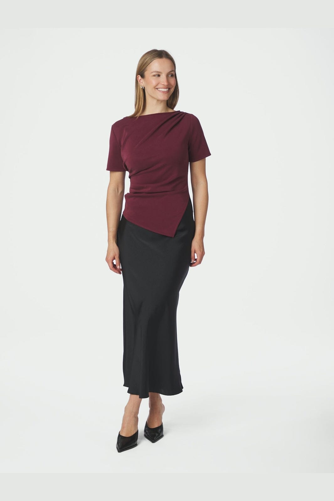 Neo Noir - Rasmine Soft Blouse 165739 - 682 - Wine