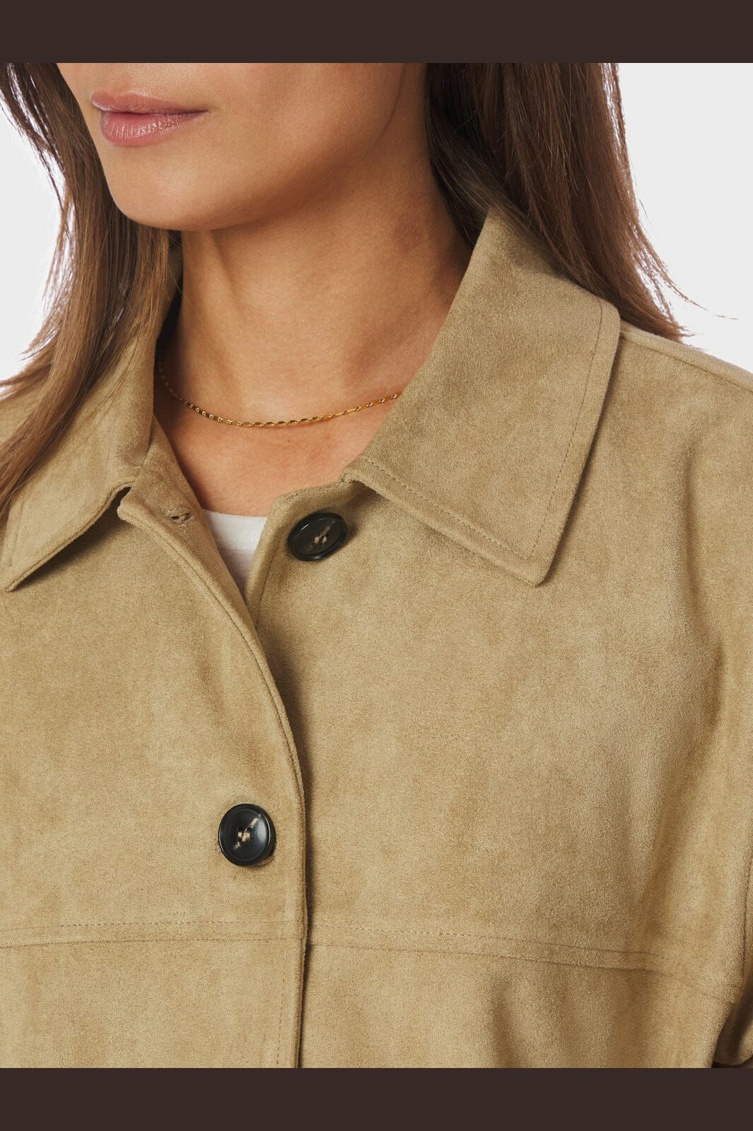 Neo Noir - Ravina Faux Suede Jacket 167352 - 213 - Sand