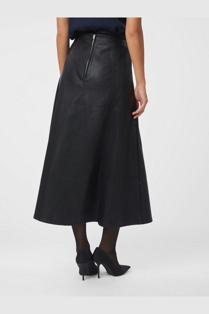 Neo Noir - Raya Faux Leather Skirt 167137 - 100 - Black