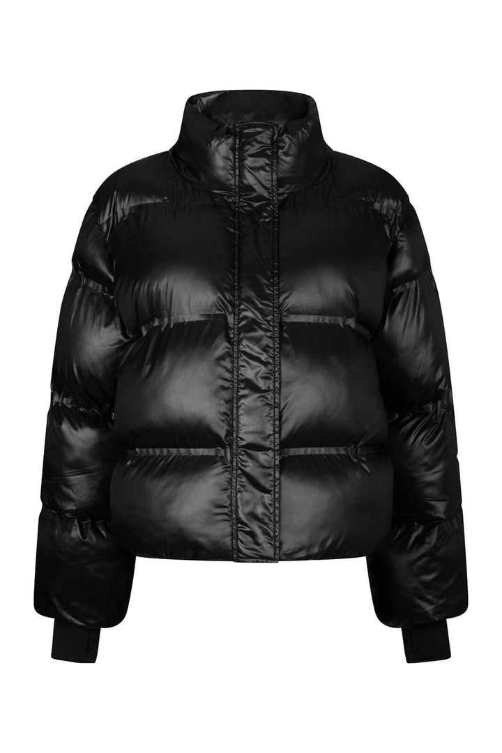 Neo Noir - Rhea Shiny Puffer Jacket 165094 - 100 - Black