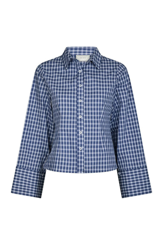 Neo Noir - Rosa Check Shirt 165895 - 534 - Dark Blue