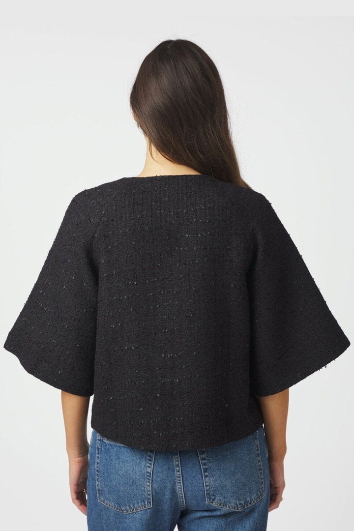 Neo Noir - Rosella Boucle Mini Jacket 166488 - 100 - Black
