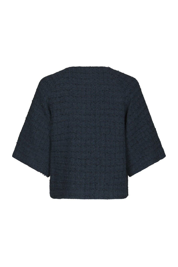 Neo Noir - Rosella Boucle Mini Jacket 166488 - 141 - Navy