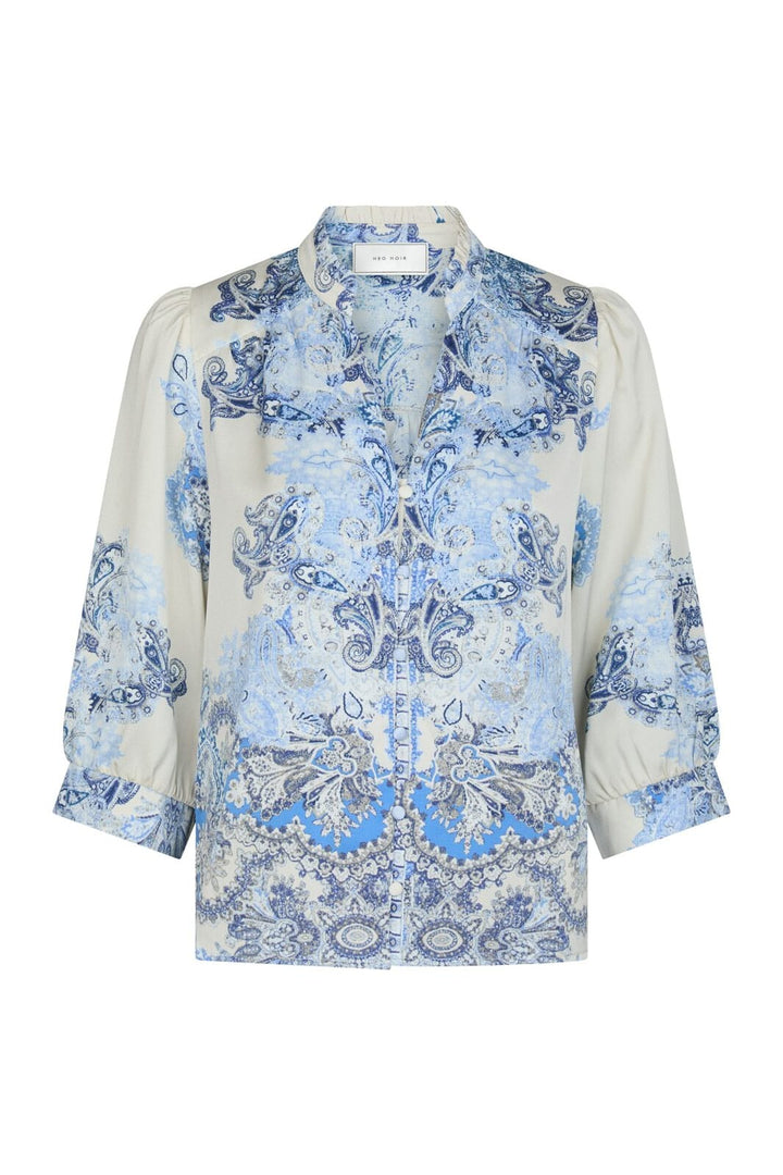 Neo Noir - Roselle Artist Paisley Blouse 165558 - 510 - Powder Blue