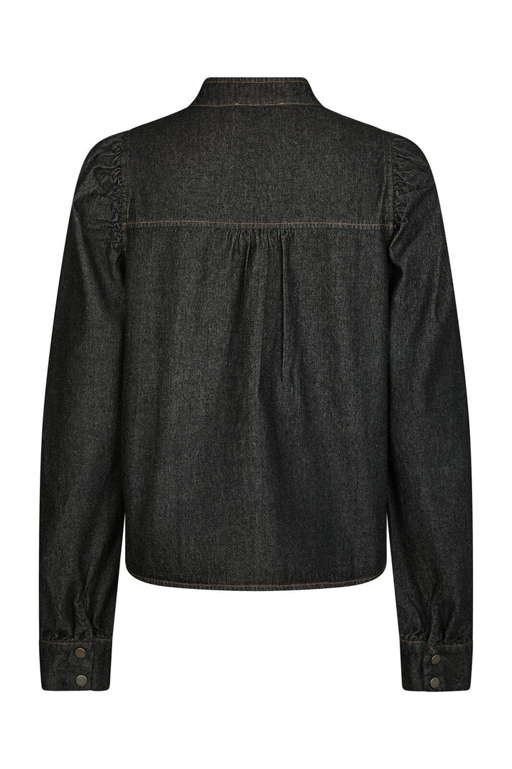 Neo Noir - Rosslyn Denim Blouse 164285 - 534 - Dark Blue