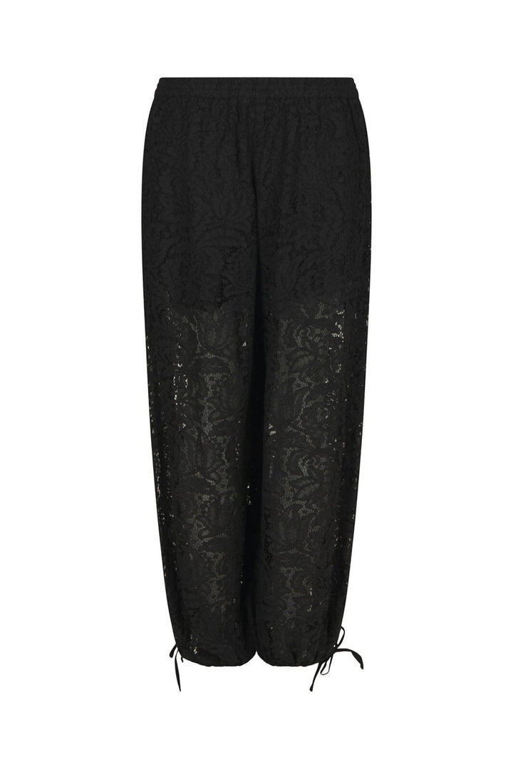 Neo Noir - Roxane Lace Balloon Pants 171670 - 100 - Black