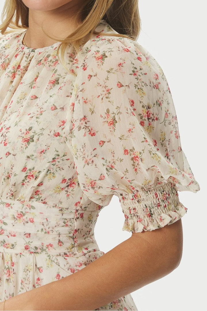 Neo Noir - Sable Meadow Printed Dress 167707 - 122 - Creme