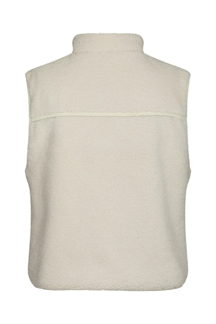 Neo Noir - Scout Teddy Waistcoat 155725 - 436 - Ivory/Ivory