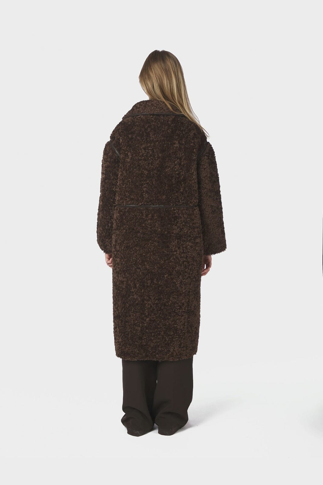 Neo Noir - Senta Faux Fur Coat 168325 - 676 - Dark Brown