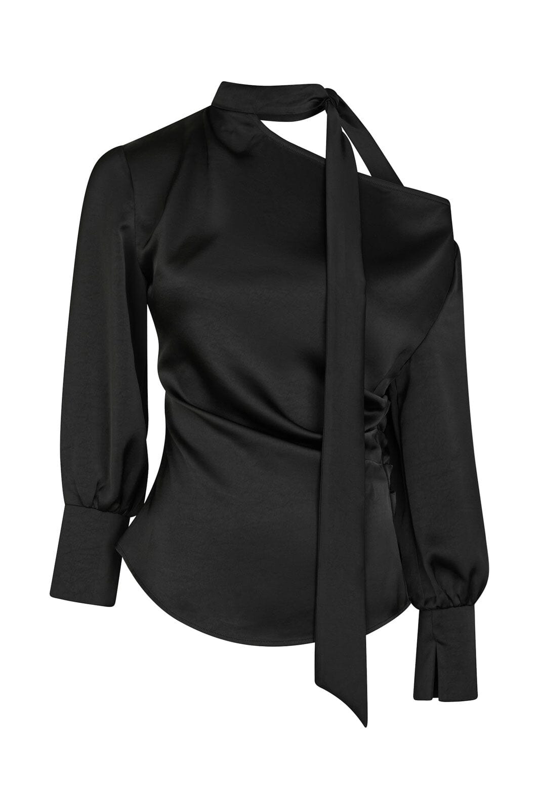 Neo Noir - Shirli Heavy Sateen Blouse 166967 - 100 - Black