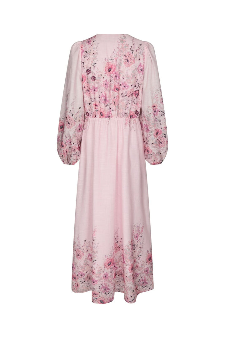 Neo Noir - Silfi Flower Print Dress 164828 - 630 - Dusty Rose