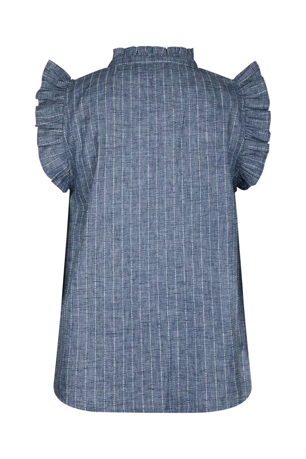 Neo Noir - Siona Emb Stripe Top 168373 - 140 - Blue