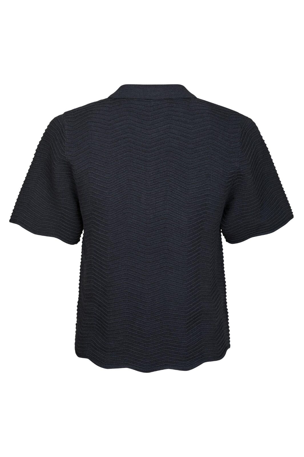 Neo Noir - Soko Wave Knit Tee 164605 - 678 - Midnight Blue