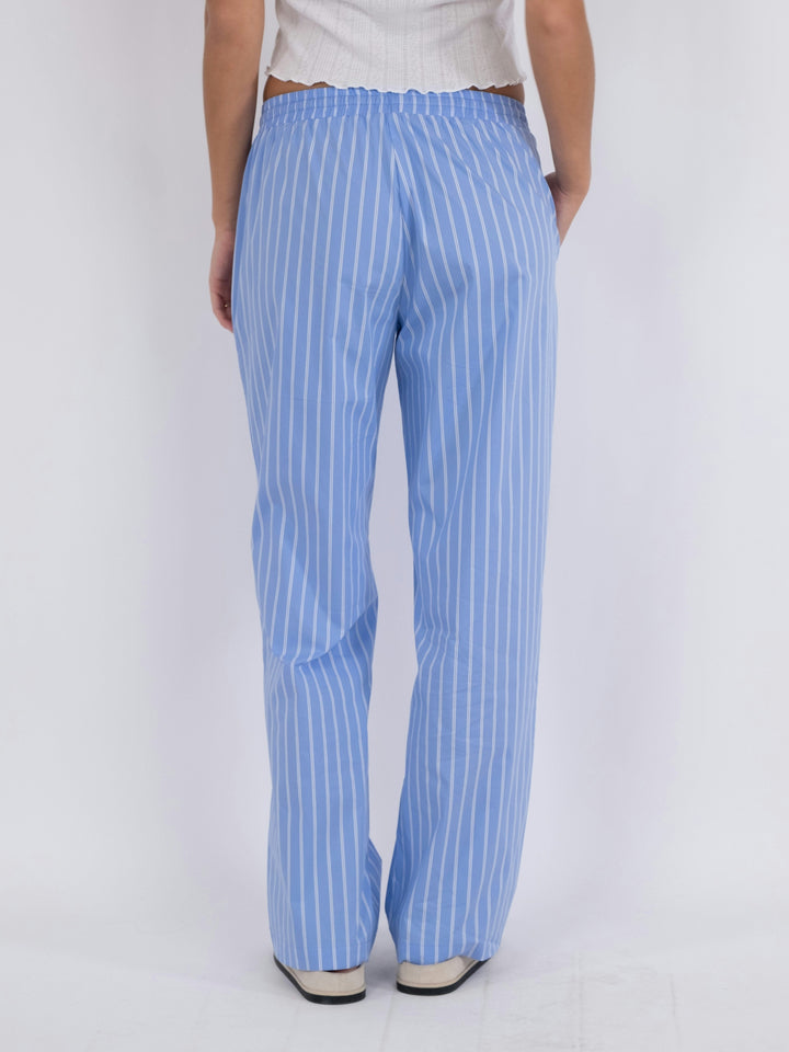 Neo Noir - Sonar Double Stripe Pants - Light Blue