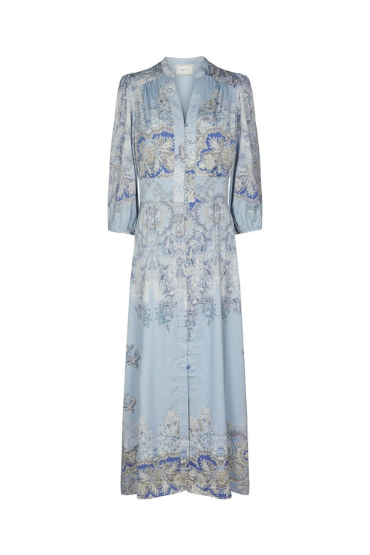 Neo Noir - Stellar Artist Paisley Dress 165339 - 145 - Light Blue