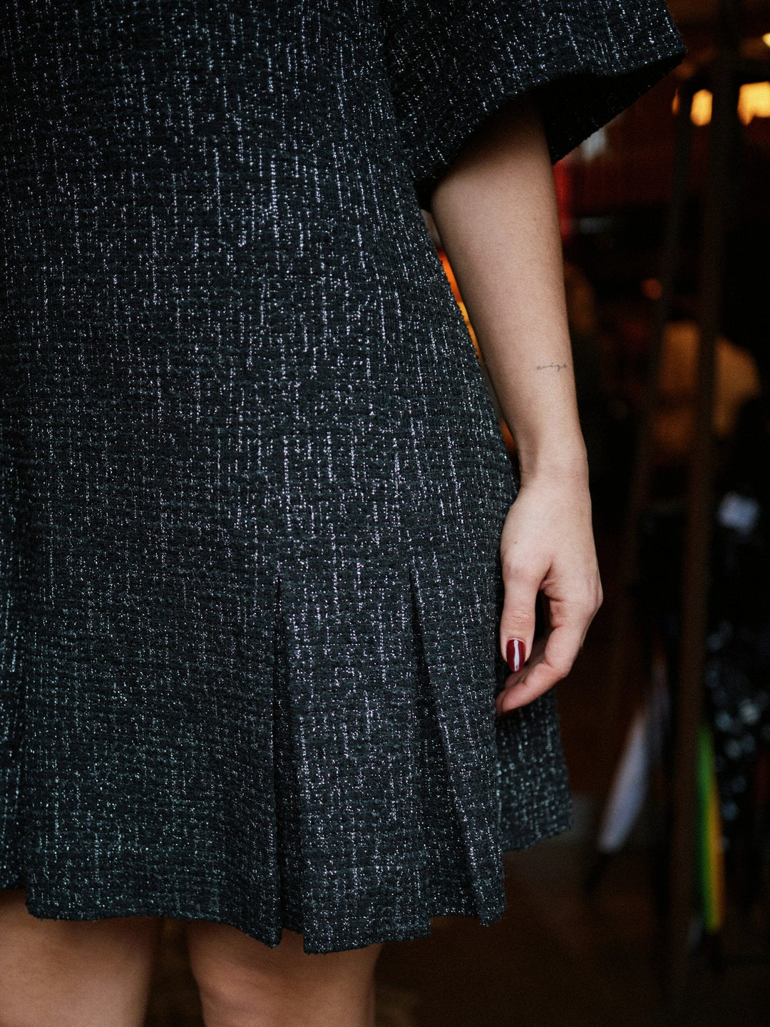 Neo Noir - Susie Boucle Dress 167094 - 100 - Black Kjoler 