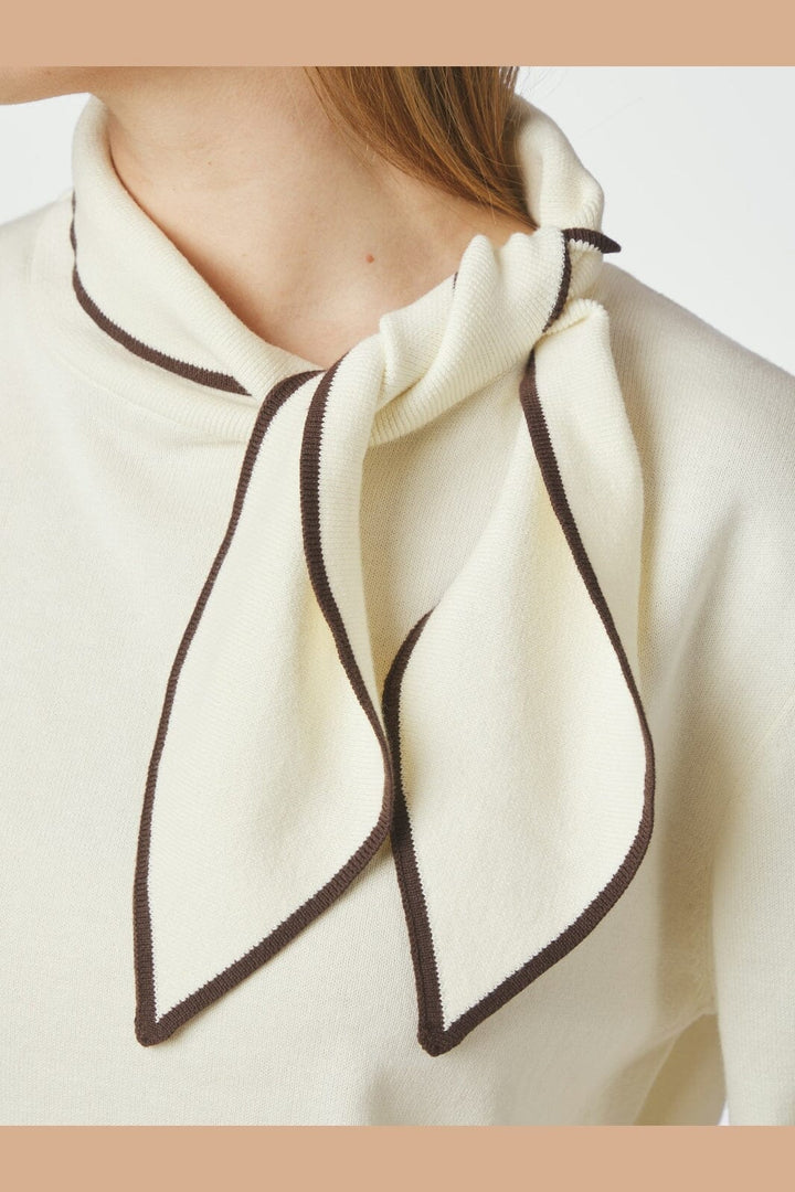 Neo Noir - Sylena Stitch Knit 169678 - 124 - Ivory