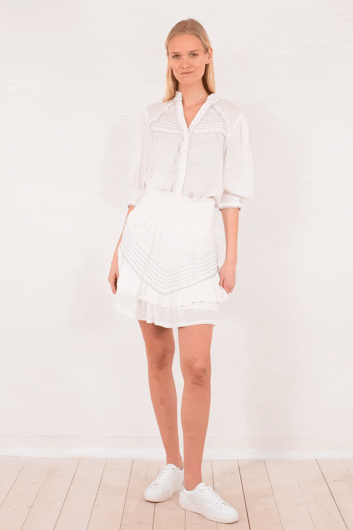 Neo Noir - Tatin Skirt - Off White Nederdele 