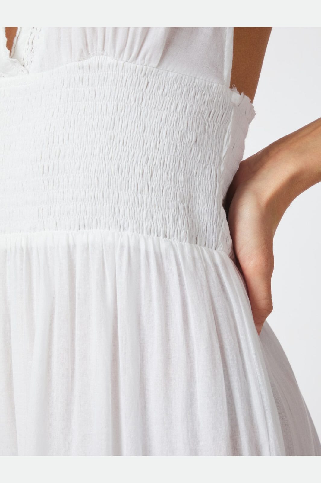 Neo Noir - Terese S Voile Dress 165484 - 120 - White