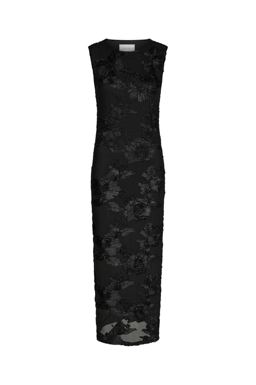 Neo Noir - Tiranna Big Flower Mesh Dress 166824 - 100 - Black