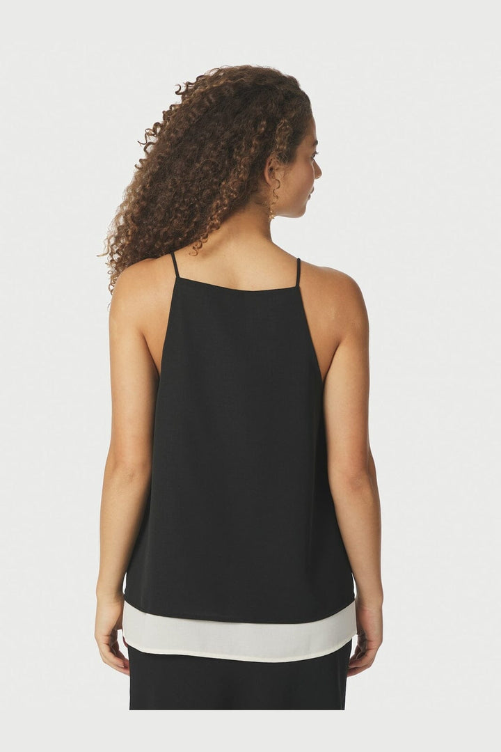 Neo Noir - Toril Chiffon Top 168485 - 100 - Black