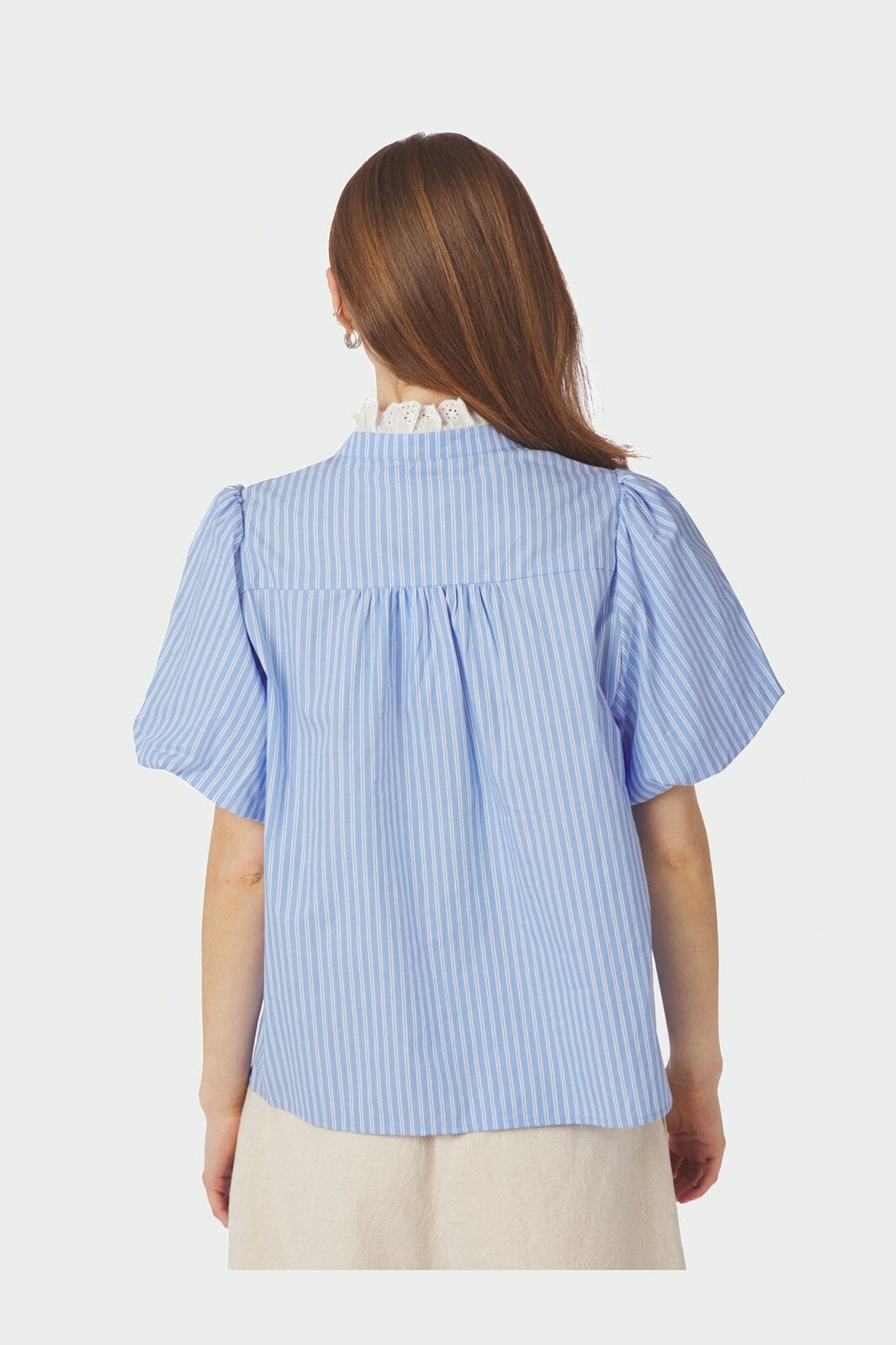 Neo Noir - Ulia Stripe Blouse 169111 - 375 - Blue Stripe