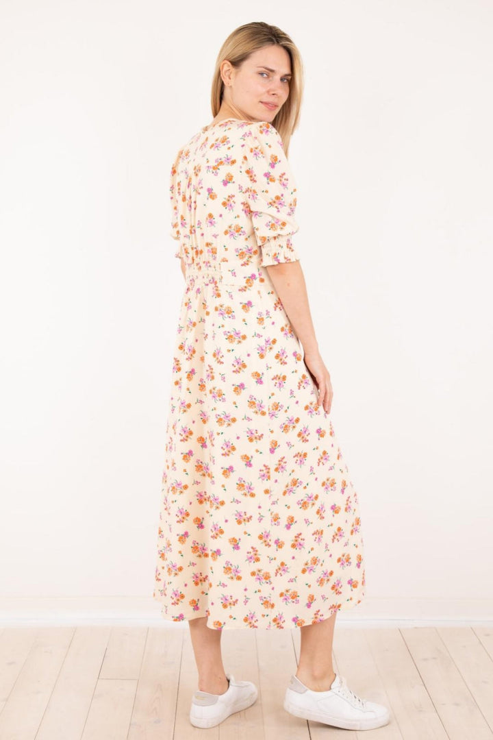 Neo Noir - Valley Fairytale Dress - Creme Kjoler 