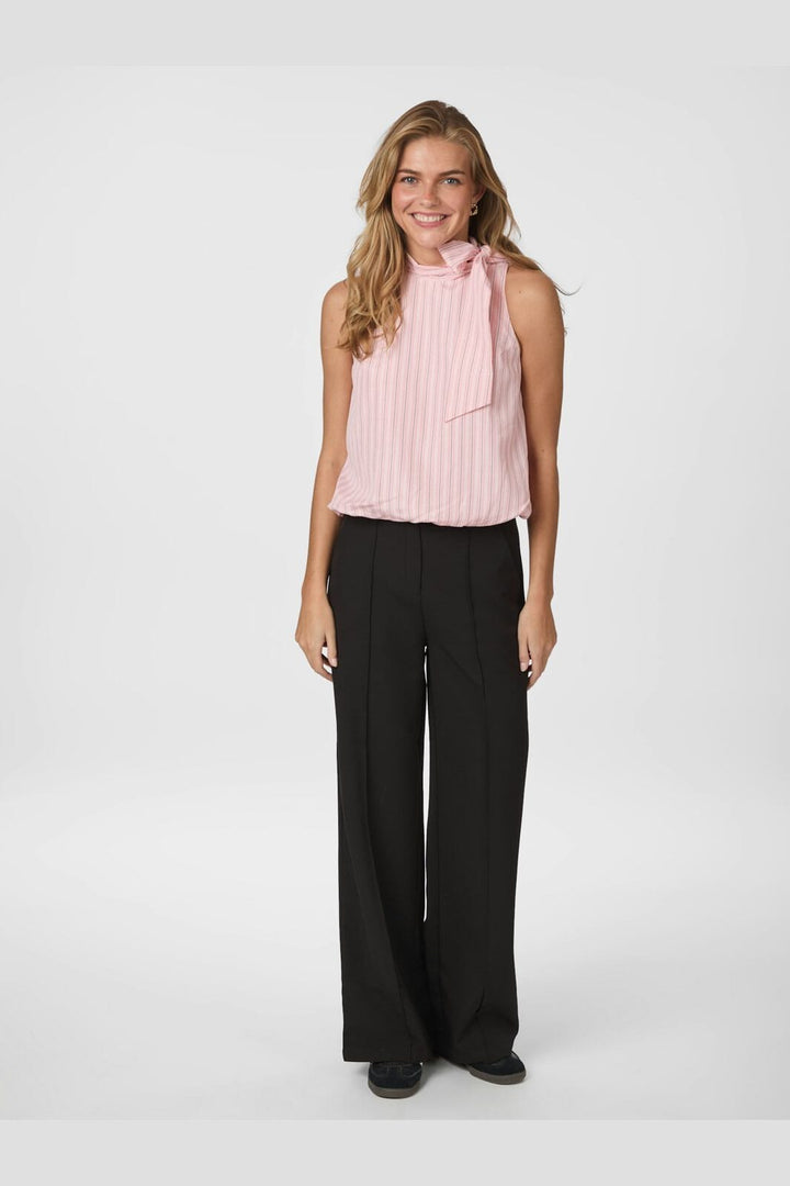 Neo Noir - Veda Stripe Top 165002 - 165 - Rose
