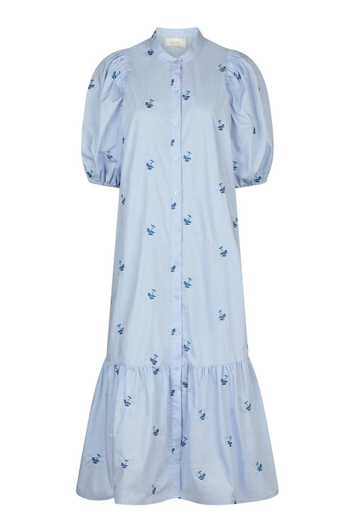 Neo Noir - Veronica Embroidery Dress 165573 - 145 - Light Blue