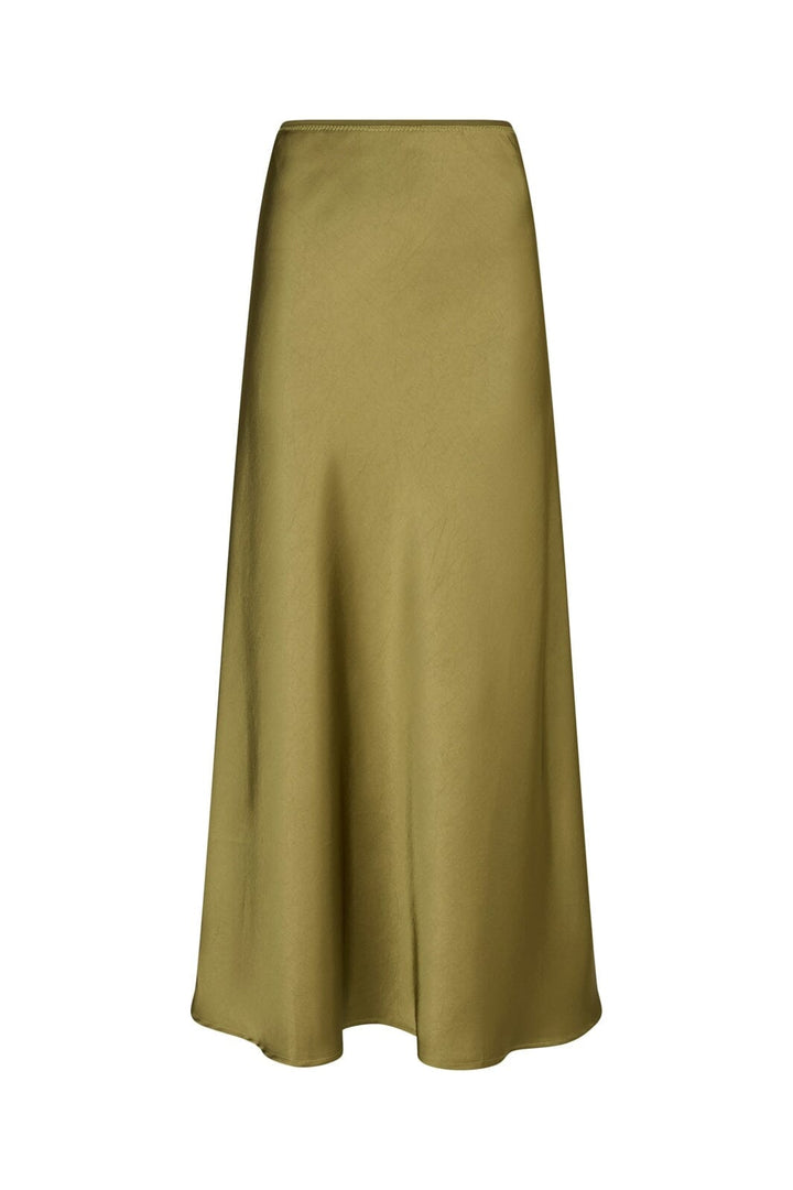 Neo Noir - Vicky Heavy Sateen Skirt 159588 - 340 - Sage Green