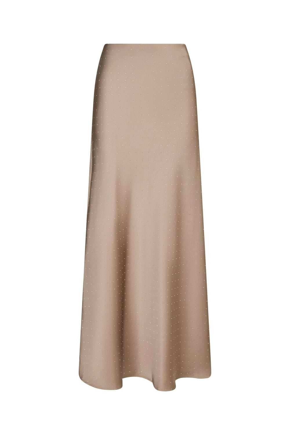 Neo Noir - Viso Heavy Sateen Bedaz Skirt 166890 - 811 - Dark Taupe
