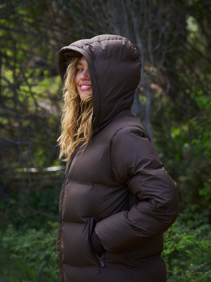 Neo Noir - Viviana C Puffer Jacket 158083 - 676 - Dark Brown Jakker 