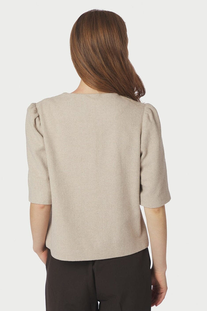 Neo Noir - Xanthe Light Herringbone Blazer 167111 - 213 - Sand