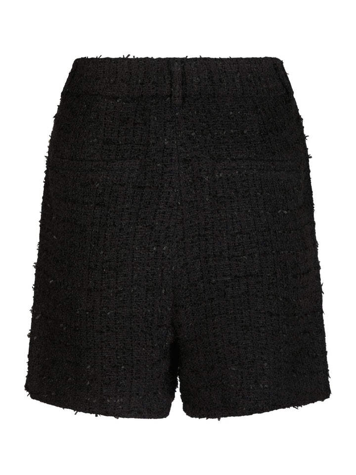 Neo Noir - Zanya Boucle Shorts 167198 - 100 - Black Shorts 