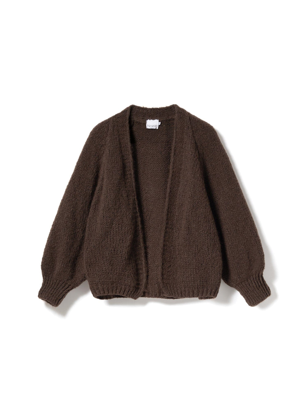 Noella - Fora Knit Cardigan - 548 Dark Brown Cardigans 