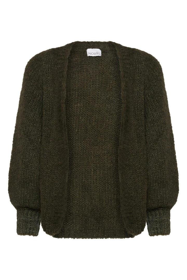 Noella - Fora Knit Cardigan - Dark Army Cardigans 
