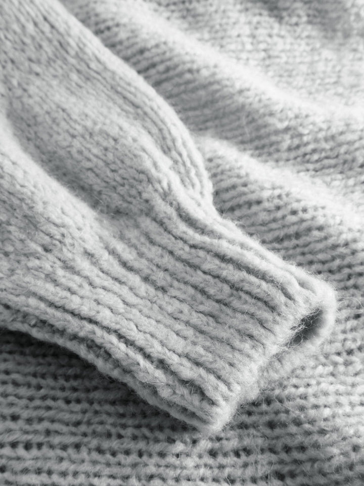 Noella - Fora Knit Cardigan - Light Grey Cardigans 