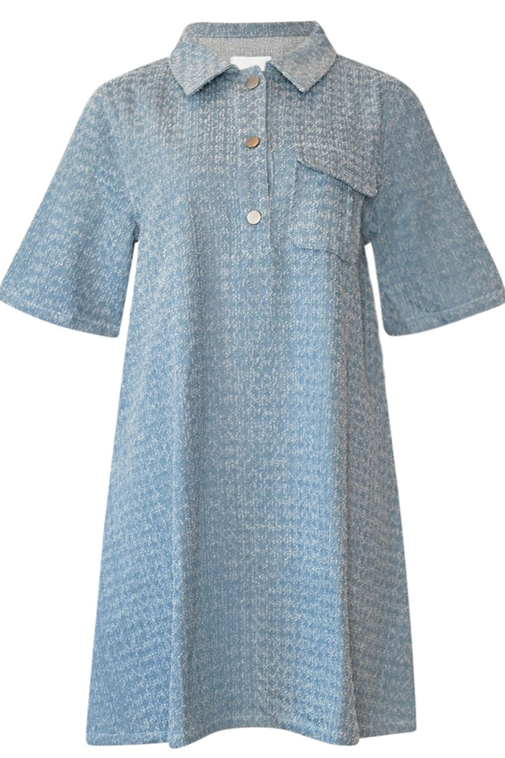 Noella - Jozie Dress 13400002 - 1235 Light Blue Wash Kjoler 