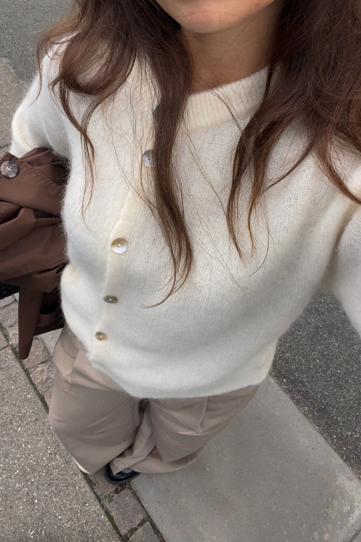 Noella - Kae Knit Cardigan - 1206 Oyster Cardigans 