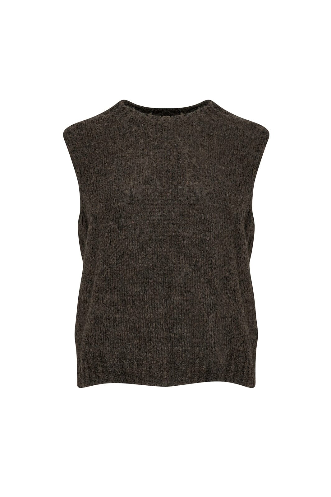 Noella - Kala Knit Vest 11162185 - Nature Brown