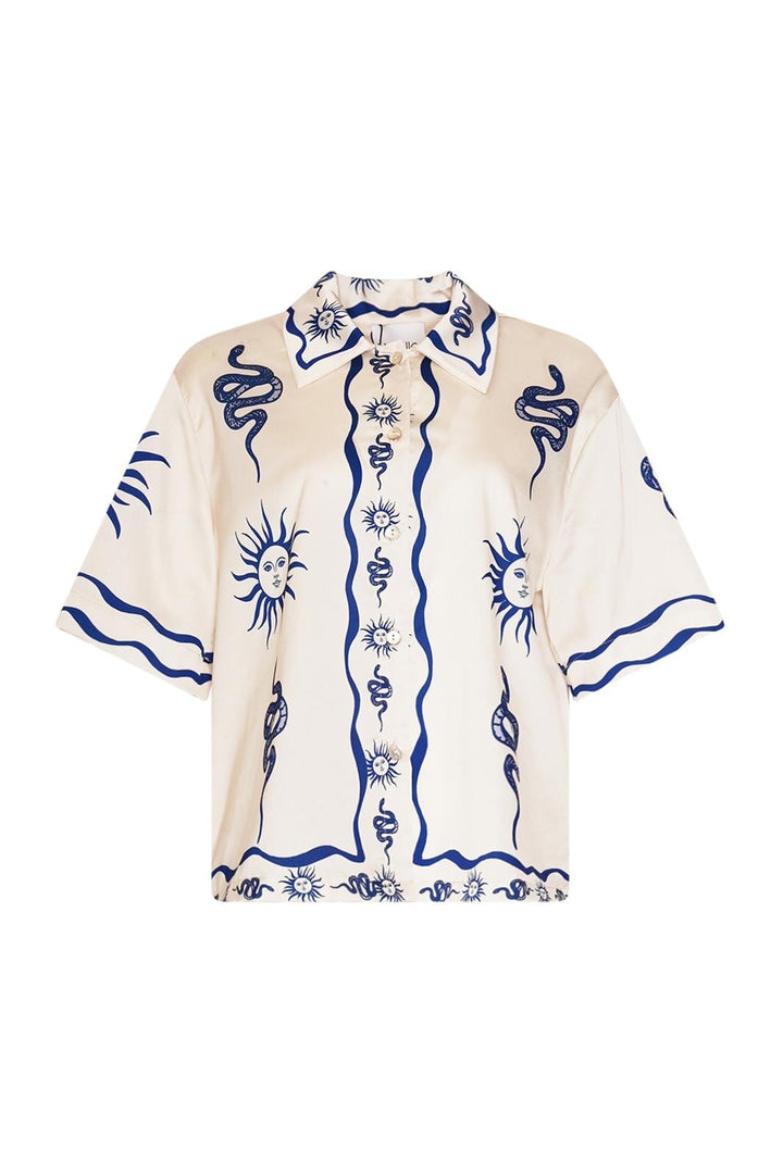 Noella - Kealy Shirt 13060001 - 1313 Chana Blue Print