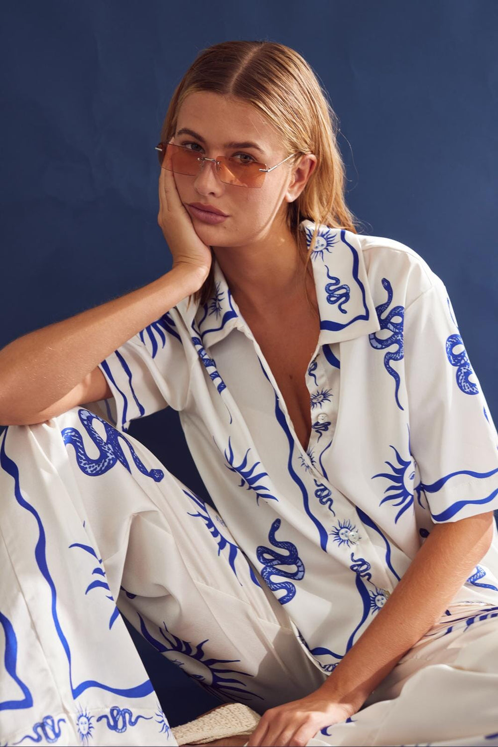 Noella - Kealy Shirt 13060001 - 1313 Chana Blue Print