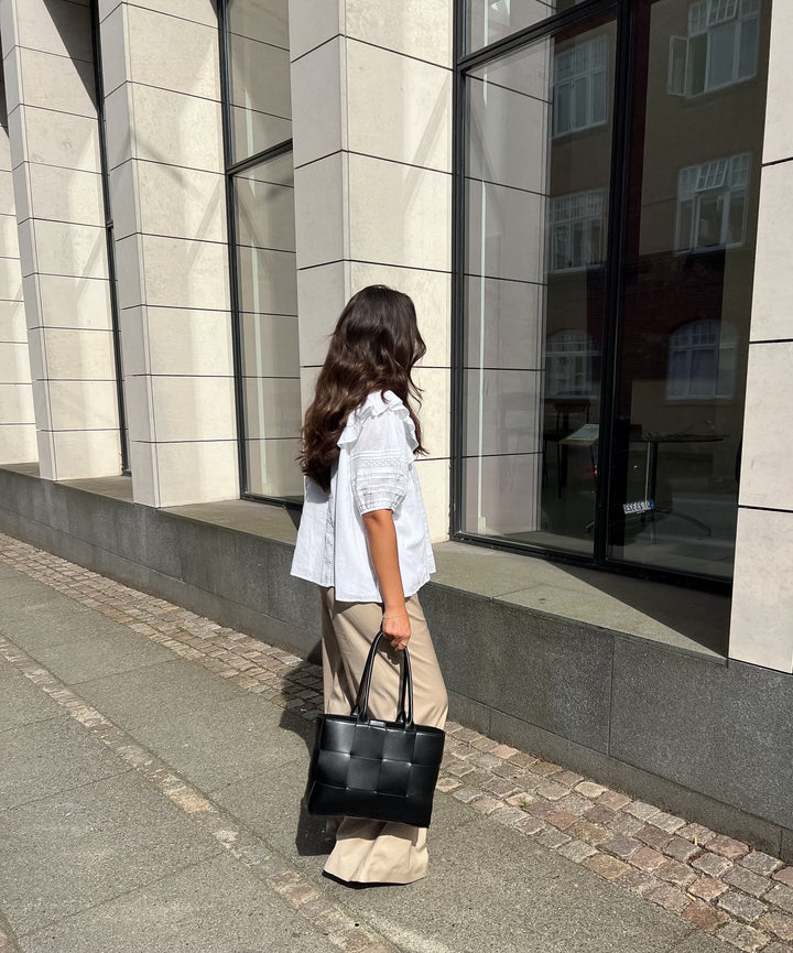 Noella - Keshondra Blouse - 1249 White Bluser 
