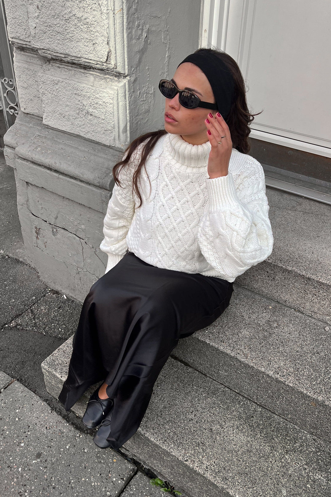 Noella - Lael Knit 13760002 - 974 - Ivory Strikbluser 